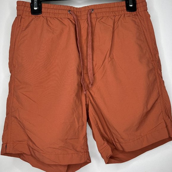 Madewell 4 1/2" (Re)sources everywhere shorts - orange - Picture 1 of 3